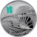 5 Pounds 2009, KM# 1142, United Kingdom (Great Britain), Elizabeth II, London 2012 Summer Olympics: Celebration of Britain, Mind - Flying Scotsman