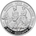 5 Pounds 2017, KM# 1457a, United Kingdom (Great Britain), Elizabeth II, 70th Wedding Anniversary of Queen Elizabeth II and Prince Philip, Platinum Wedding