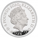 5 Pounds 2020, Sp# QN3, United Kingdom (Great Britain), Elizabeth II, Music Legends, Queen