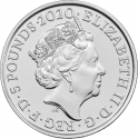 5 Pounds 2020, United Kingdom (Great Britain), Elizabeth II, Music Legends, Queen