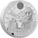 5 Pounds 2023, United Kingdom (Great Britain), Charles III, 40th Anniversary of the Star Wars, R2-D2 and C-3PO