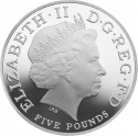 5 Pounds 2013, KM# 1251, United Kingdom (Great Britain), Elizabeth II, Birth of Prince George of Cambridge
