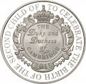 5 Pounds 2015, KM# 1300, United Kingdom (Great Britain), Elizabeth II, Birth of Princess Charlotte of Cambridge, Royal Birth