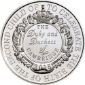 5 Pounds 2015, Sp# L40, United Kingdom (Great Britain), Elizabeth II, Birth of Princess Charlotte of Cambridge, Royal Birth