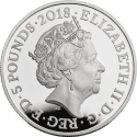 5 Pounds 2018, KM# 1584, United Kingdom (Great Britain), Elizabeth II, Portrait of Britain, Seaside Towns, Blackpool