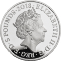 5 Pounds 2018, KM# 1585, United Kingdom (Great Britain), Elizabeth II, Portrait of Britain, Seaside Towns, Brighton