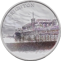 5 Pounds 2018, KM# 1585, United Kingdom (Great Britain), Elizabeth II, Portrait of Britain, Seaside Towns, Brighton