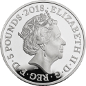 5 Pounds 2018, KM# 1586, United Kingdom (Great Britain), Elizabeth II, Portrait of Britain, Seaside Towns, Southwold