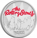 5 Pounds 2022, United Kingdom (Great Britain), Charles III, Music Legends, The Rolling Stones