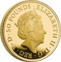 50 Pounds 2021, United Kingdom (Great Britain), Elizabeth II, Britannia