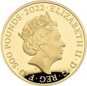 500 Pounds 2022, United Kingdom (Great Britain), Elizabeth II, 40th Anniversary of Birth of Prince William
