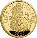500 Pounds 2022, Sp# TBCGD2, United Kingdom (Great Britain), Elizabeth II, Royal Tudor Beasts, Seymour Panther