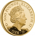 500 Pounds 2021, Sp# QBCGD11, United Kingdom (Great Britain), Elizabeth II, Queen's Beasts, The Completer Coin