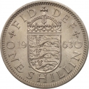 1 Shilling 1954-1970, KM# 904, United Kingdom (Great Britain), Elizabeth II