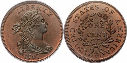 1 Cent United States of America (USA) 1796-1807, KM# 22 | CoinBrothers ...