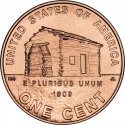 1 Cent 2009, KM# 441, United States of America (USA), Lincoln Bicentennial One Cent Program, Birth and Early Childhood in Kentucky