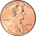 1 Cent 2009, KM# 444, United States of America (USA), 200th Anniversary of Birth of Abraham Lincoln, Presidency in Washington