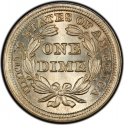 10 Cents 1853-1855, KM# 77, United States of America (USA)