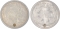 10 Cents 1875-1891, KM# A92, United States of America (USA), New Orleans Mint: 1860 (left) and 1891 (right)