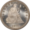 25 Cents 1875-1891, KM# A98, United States of America (USA)
