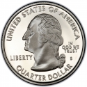 25 Cents 2008, KM# 424a, United States of America (USA), 50 State Quarters Program, Alaska