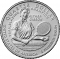 25 Cents 2025, United States of America (USA), American Women Quarters Program, Althea Gibson