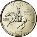 25 Cents 1999, KM# 293, United States of America (USA), 50 State Quarters Program, Delaware