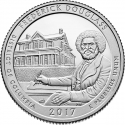 25 Cents 2017, KM# 654, United States of America (USA), America the Beautiful Quarters Program, District of Columbia, Frederick Douglass National Historic Site