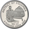 25 Cents 2009, KM# 445a, United States of America (USA), District of Columbia and US Territories Quarters Program, District of Columbia