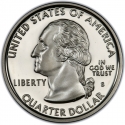 25 Cents 1999, KM# 296a, United States of America (USA), 50 State Quarters Program, Georgia