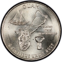25 Cents 2009, KM# 447, United States of America (USA), District of Columbia and US Territories Quarters Program, Guam