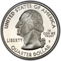 25 Cents 2008, KM# 425a, United States of America (USA), 50 State Quarters Program, Hawaii
