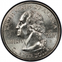 25 Cents 2002, KM# 334, United States of America (USA), 50 State Quarters Program, Indiana