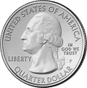 25 Cents 2015, KM# 598, United States of America (USA), America the Beautiful Quarters Program, Louisiana, Kisatchie National Forest