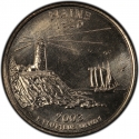 25 Cents 2003, KM# 345, United States of America (USA), 50 State Quarters Program, Maine