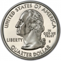 25 Cents 2003, KM# 345a, United States of America (USA), 50 State Quarters Program, Maine
