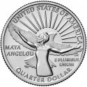 25 Cents 2022, United States of America (USA), American Women Quarters Program, Maya Angelou