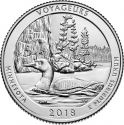 25 Cents 2018, KM# 671, United States of America (USA), America the Beautiful Quarters Program, Minnesota, Voyageurs National Park