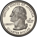 25 Cents 2005, KM# 371a, United States of America (USA), 50 State Quarters Program, Minnesota