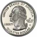 25 Cents 2006, KM# 383a, United States of America (USA), 50 State Quarters Program, Nebraska