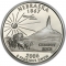 25 Cents 2006, KM# 383a, United States of America (USA), 50 State Quarters Program, Nebraska
