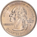 25 Cents 2000, KM# 308, United States of America (USA), 50 State Quarters Program, New Hampshire