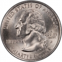 25 Cents 2001, KM# 318, United States of America (USA), 50 State Quarters Program, New York