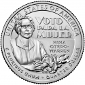 25 Cents 2022, United States of America (USA), American Women Quarters Program, Nina Otero-Warren