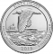 25 Cents 2018, KM# 673, United States of America (USA), America the Beautiful Quarters Program, Rhode Island, Block Island National Wildlife Refuge