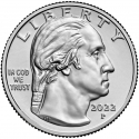 25 Cents 2022, United States of America (USA), American Women Quarters Program, Sally Ride