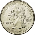 25 Cents 2000, KM# 307, United States of America (USA), 50 State Quarters Program, South Carolina