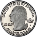 25 Cents 2009, KM# 449a, United States of America (USA), District of Columbia and US Territories Quarters Program, U.S. Virgin Islands