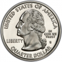 25 Cents 2000, KM# 309a, United States of America (USA), 50 State Quarters Program, Virginia
