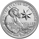 25 Cents 2022, United States of America (USA), American Women Quarters Program, Wilma Mankiller